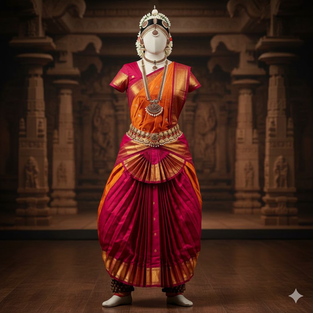 Bharatanatyam Dance Costume