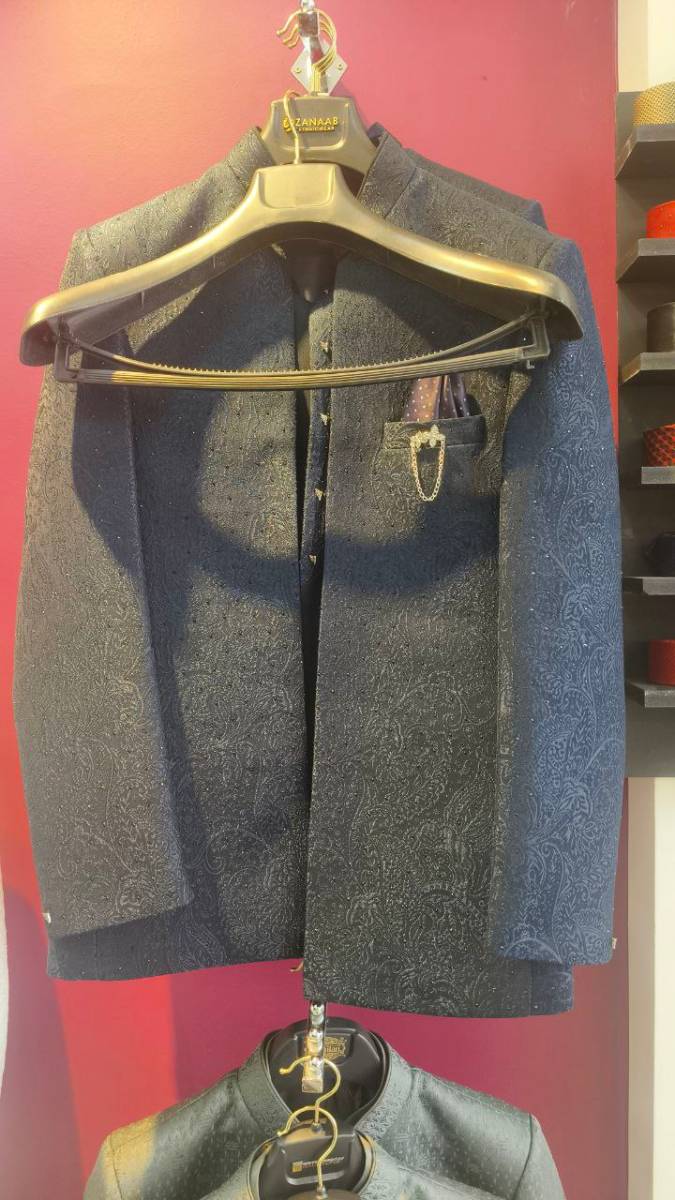 New Navy Blue Open Jodhpuri